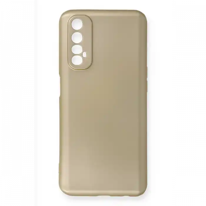 TCX Realme 7 Kılıf First Silikon - Gold