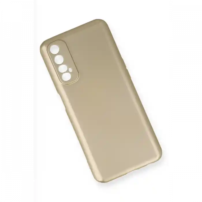 TCX Realme 7 Kılıf First Silikon - Gold
