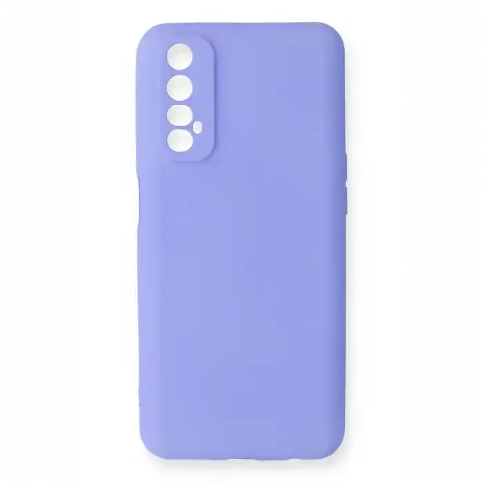 TCX Realme 7 Kılıf First Silikon - Lila