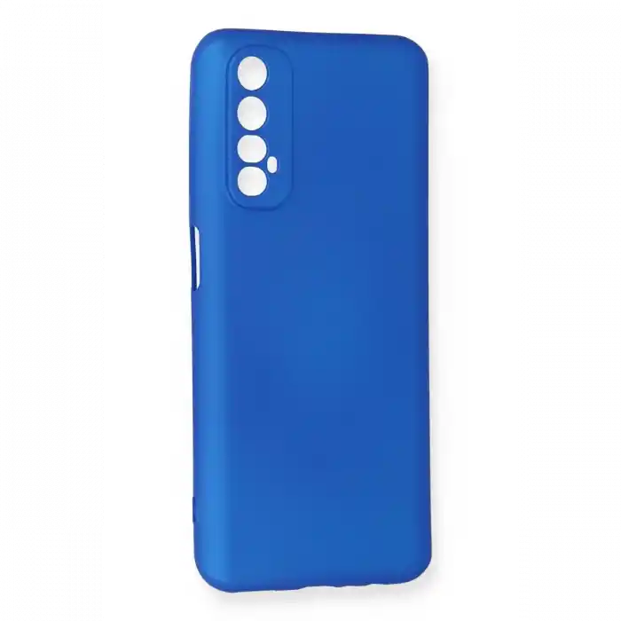 TCX Realme 7 Kılıf First Silikon - Mavi