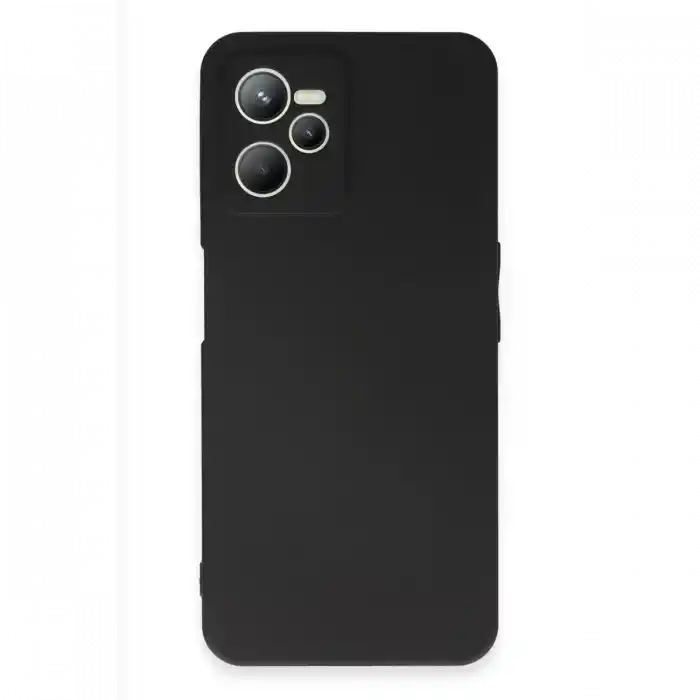 TCX Realme C35 Kılıf First Silikon - Siyah