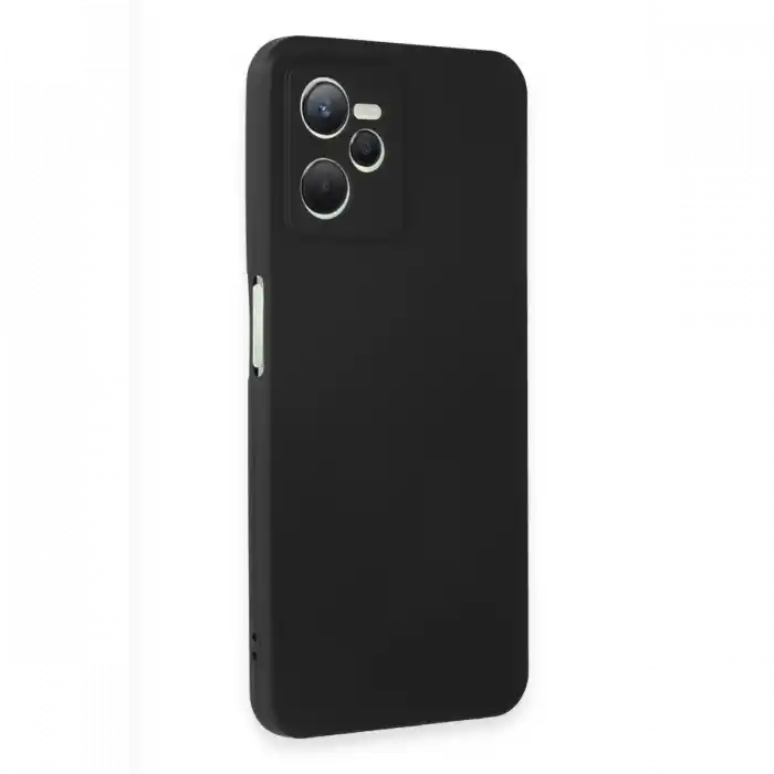 TCX Realme C35 Kılıf First Silikon - Siyah