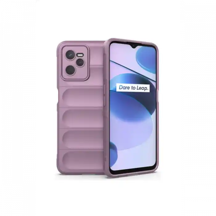 TCX Realme C35 Kılıf  Silikon - Mor