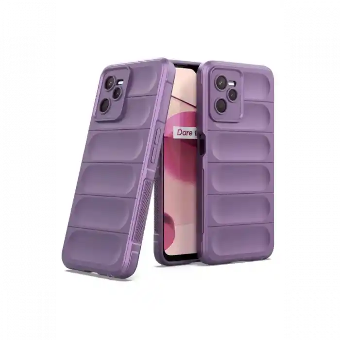 TCX Realme C35 Kılıf  Silikon - Mor