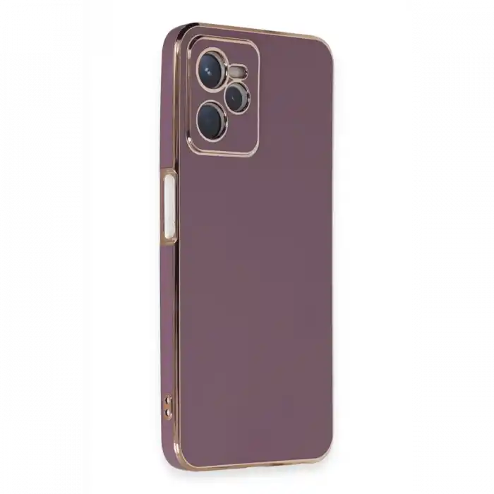 TCX Realme C35 Kılıf  Silikon - Mor