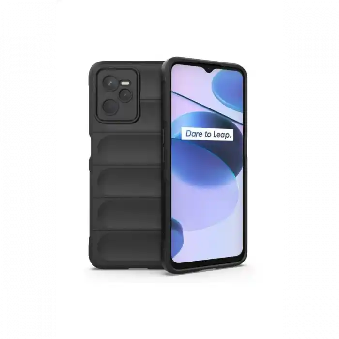 TCX Realme C35 Kılıf  Silikon - Siyah