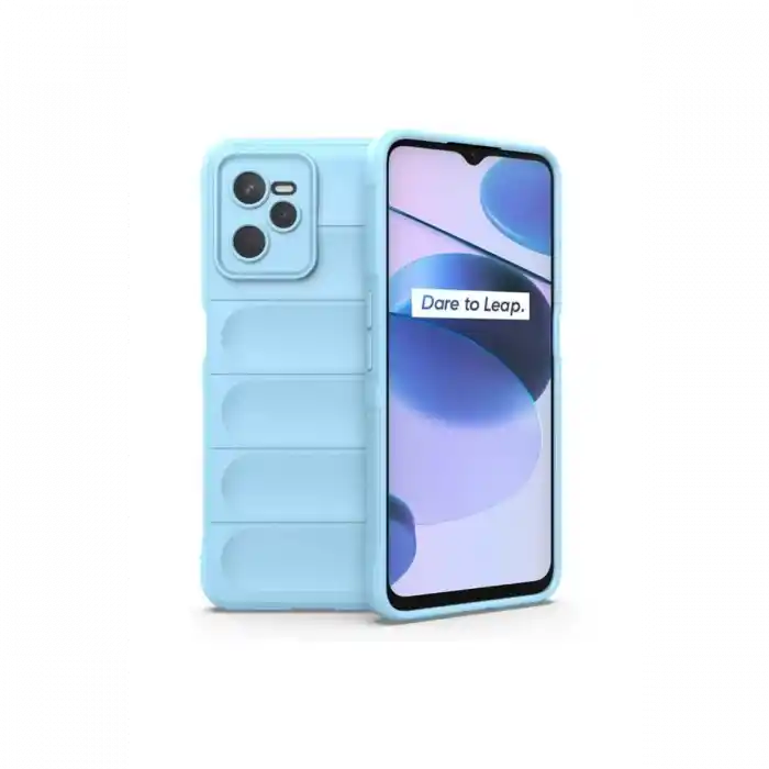 TCX Realme C35 Kılıf  Silikon - Sky Blue