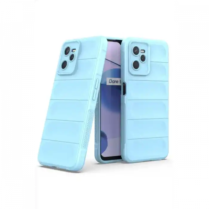 TCX Realme C35 Kılıf  Silikon - Sky Blue