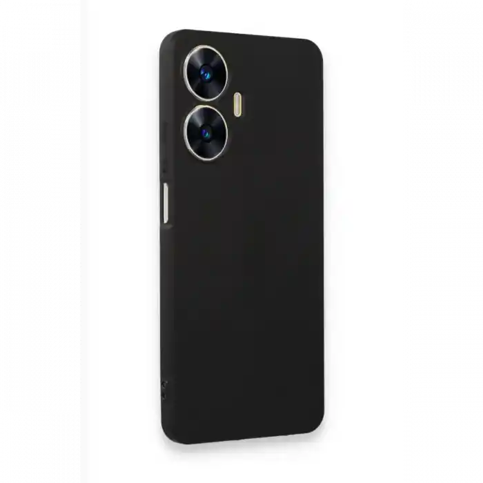 TCX Realme C55 Kılıf First Silikon - Siyah