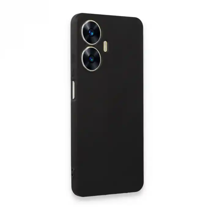TCX Realme C55 Kılıf First Silikon - Siyah