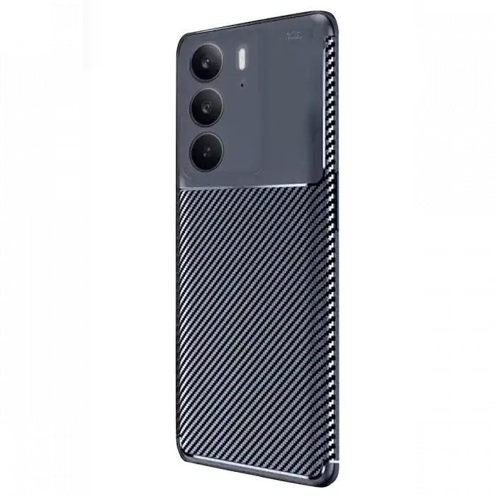 TCX Realme C75 4G Auto  Karbon Kapak - Lacivert
