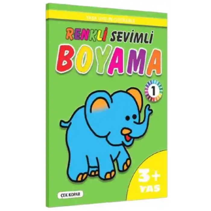 TCX Renkli Sevimli Boyama -1 (3+Yaş)