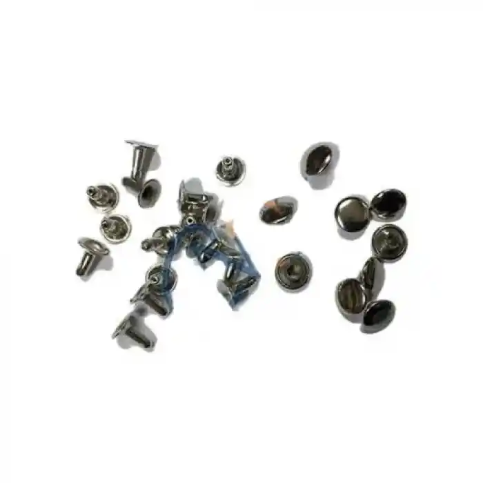 TCX Rivet Perçin - 9mm, Nikel, 1000 Adet