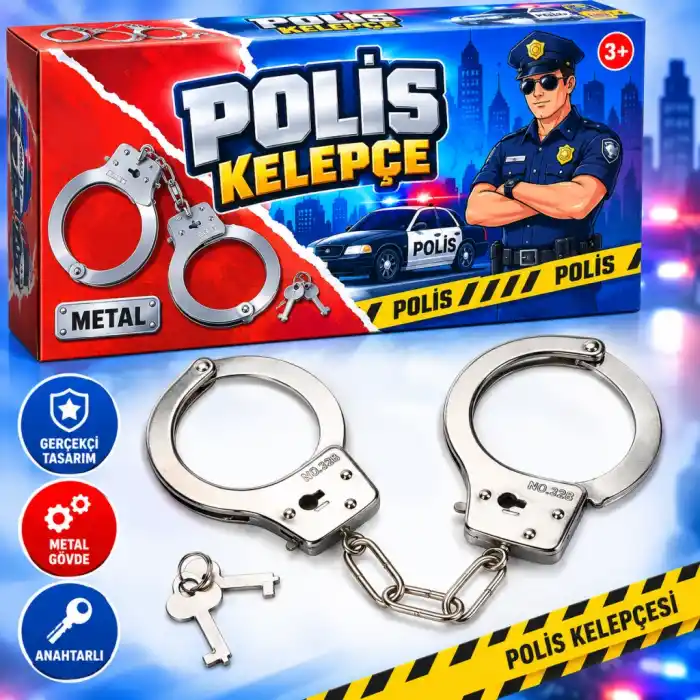TCX S00003784  POLİS KELEPÇE MTL.KUTU
