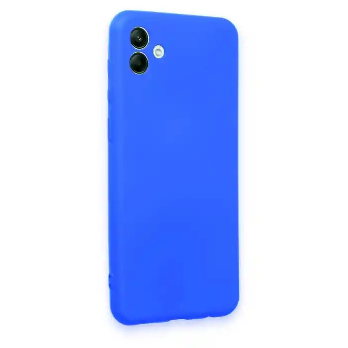 TCX Samsung Galaxy A04 Kılıf First Silikon - Mavi