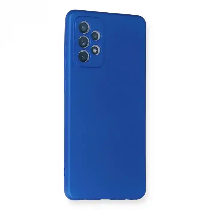 TCX Samsung Galaxy A72 Kılıf First Silikon - Mavi