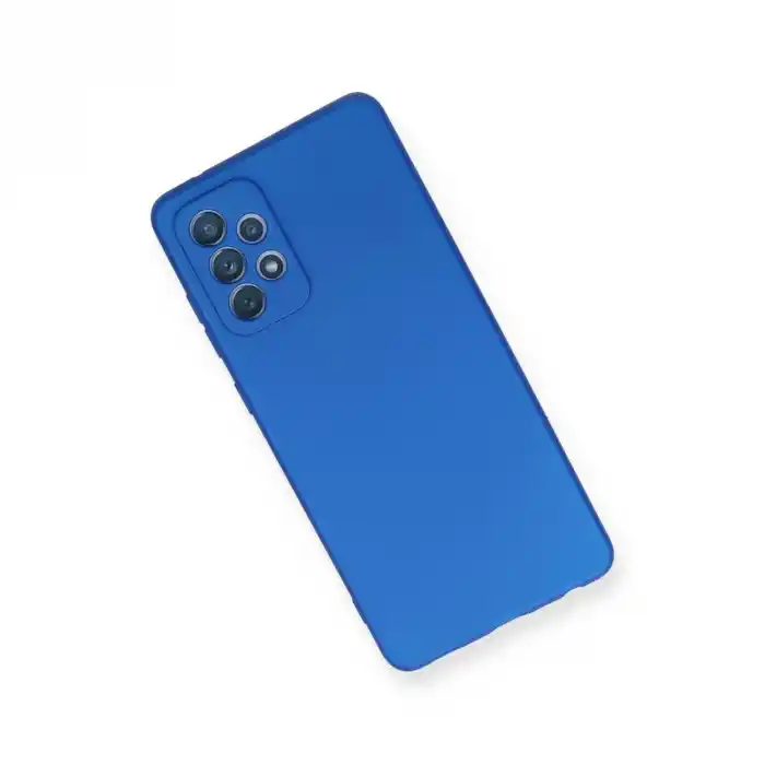 TCX Samsung Galaxy A72 Kılıf First Silikon - Mavi
