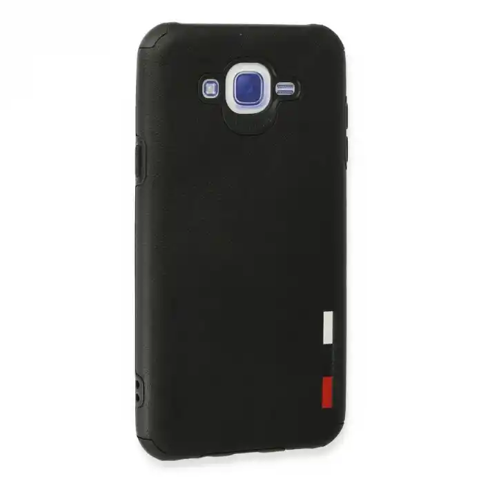 TCX Samsung Galaxy J7 Kılıf Loop Deri Silikon - Siyah