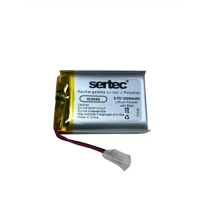 TCX Sertec 103040 3.7v 1200mah Li-polymer Pil (devreli/1.5a)