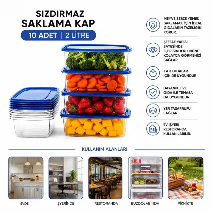 TCX Sızdırmaz Saklama Kabı