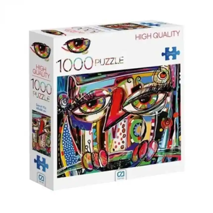 TCX Soyut Yüz Puzzle 1000