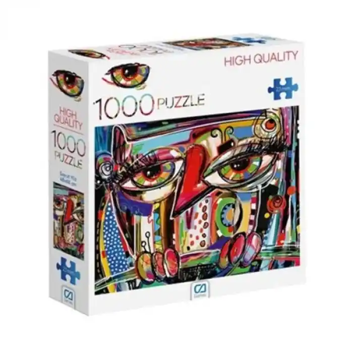 TCX Soyut Yüz Puzzle 1000