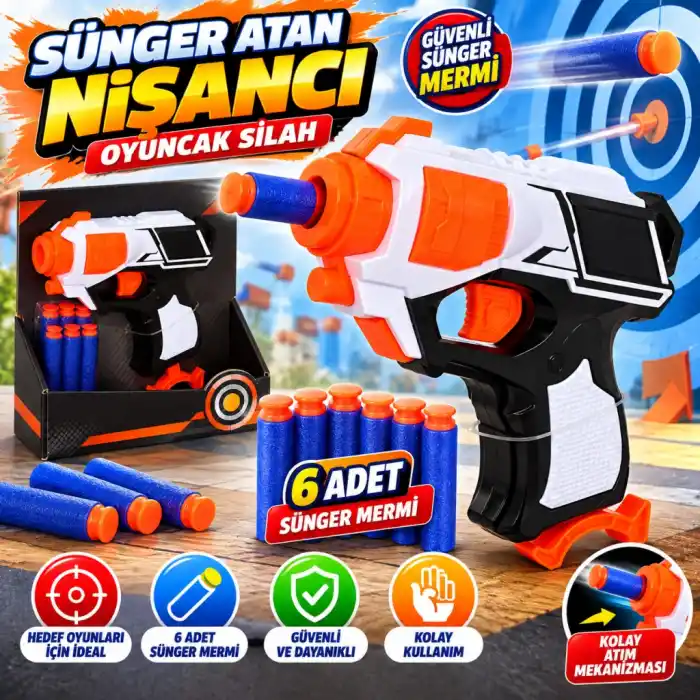 TCX Sünger Atan Nişancı Oyuncak Silah