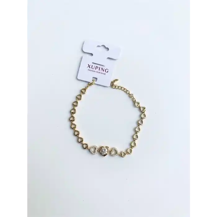 TCX Taşlı Xuping Bileklik - Altın