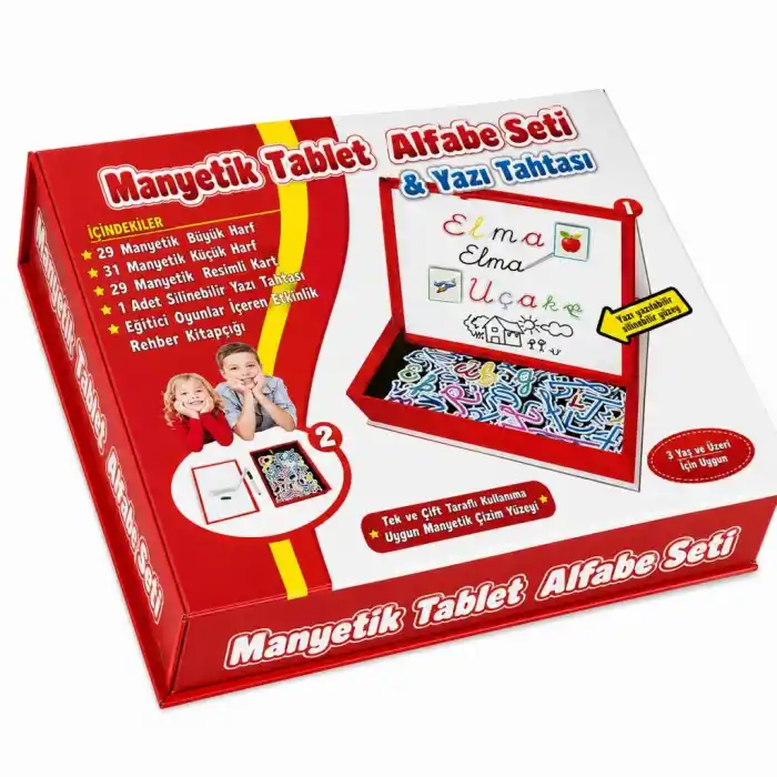TCX TCX® 7910 MANYETİK TABLET ALFABE SETİ
