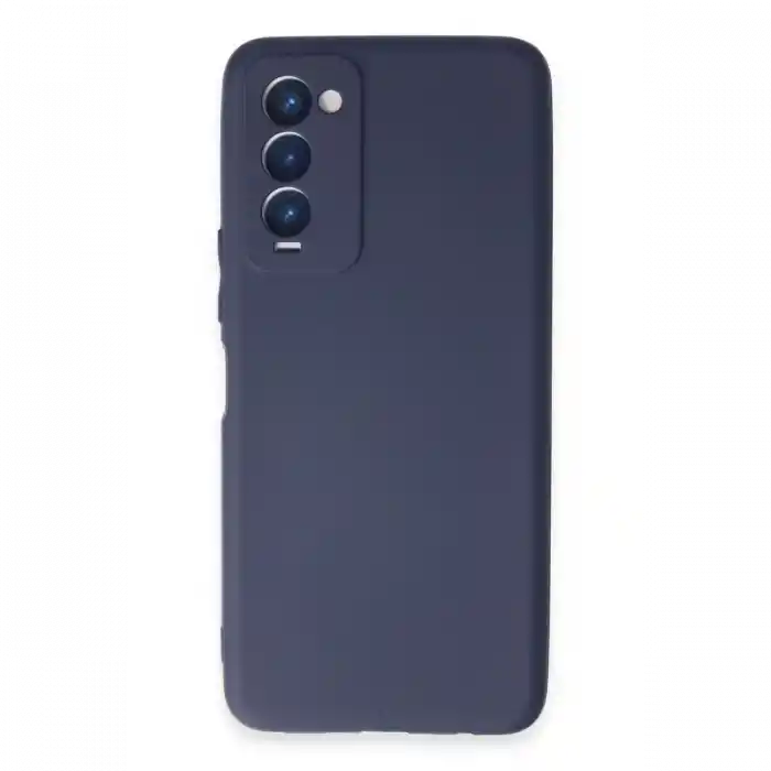 TCX Tecno Camon 18 Kılıf First Silikon - Lacivert
