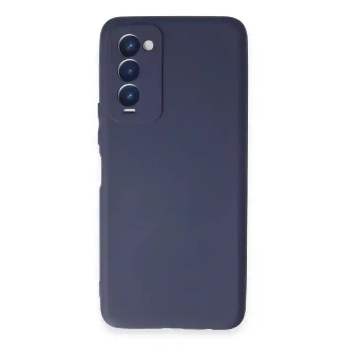 TCX Tecno Camon 18 Kılıf First Silikon - Lacivert