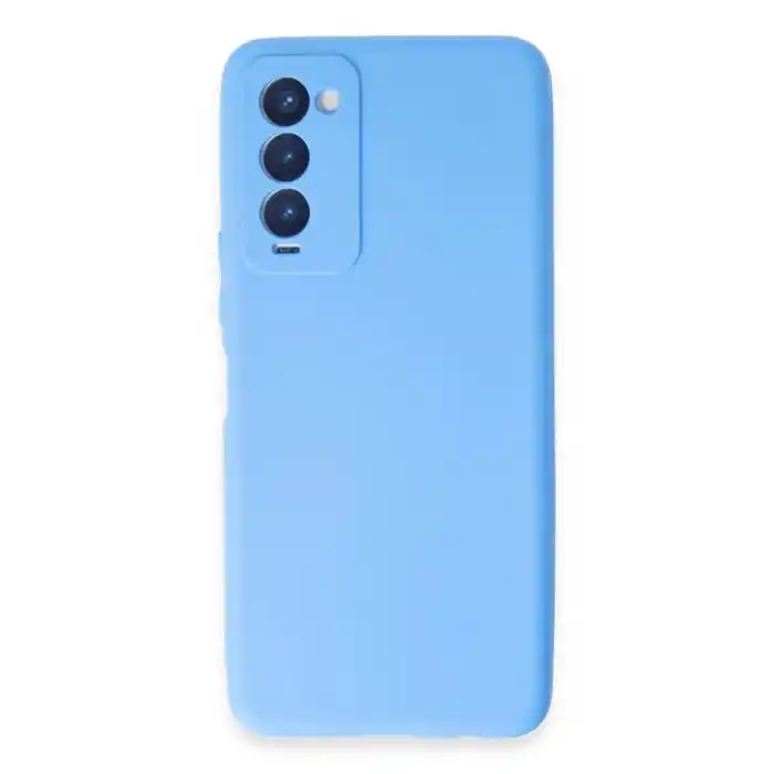 TCX Tecno Camon 18 Kılıf First Silikon - Mavi