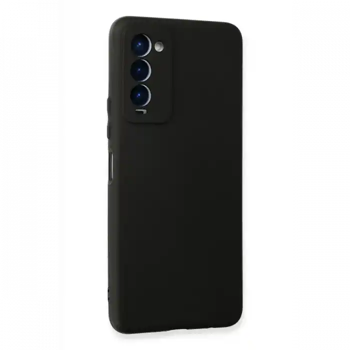 TCX Tecno Camon 18 Kılıf First Silikon - Siyah