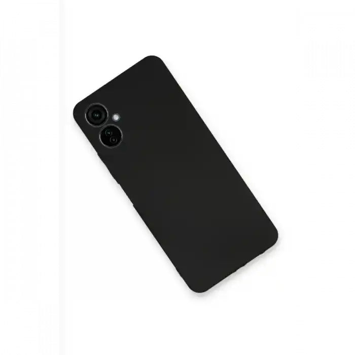 TCX Tecno Camon 19 Neo Kılıf First Silikon - Siyah