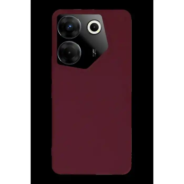 TCX Tecno Camon 20 Pro 5g Kılıf First Silikon - Bordo