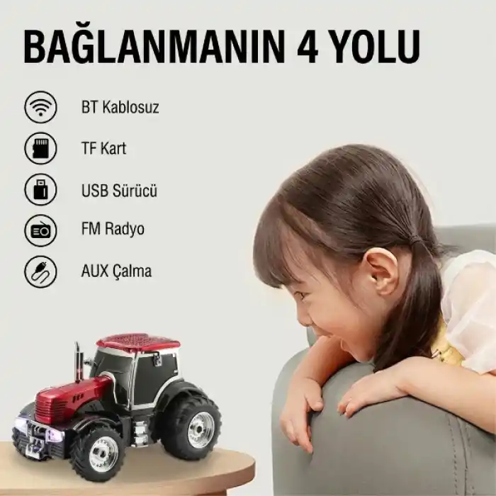 TCX TRAKTÖR TASARIMLI BLUETOOTH HOPARLÖR