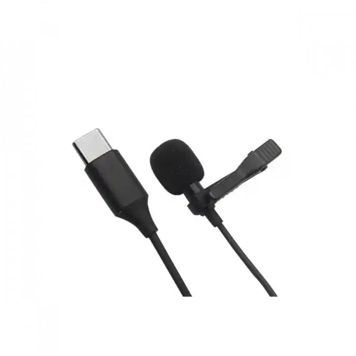 TCX Type-C 2 Metre Double Mikrofon - Siyah