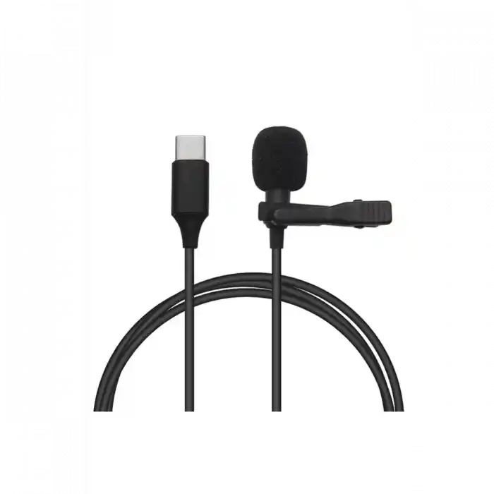 TCX Type-C 2 Metre Double Mikrofon - Siyah