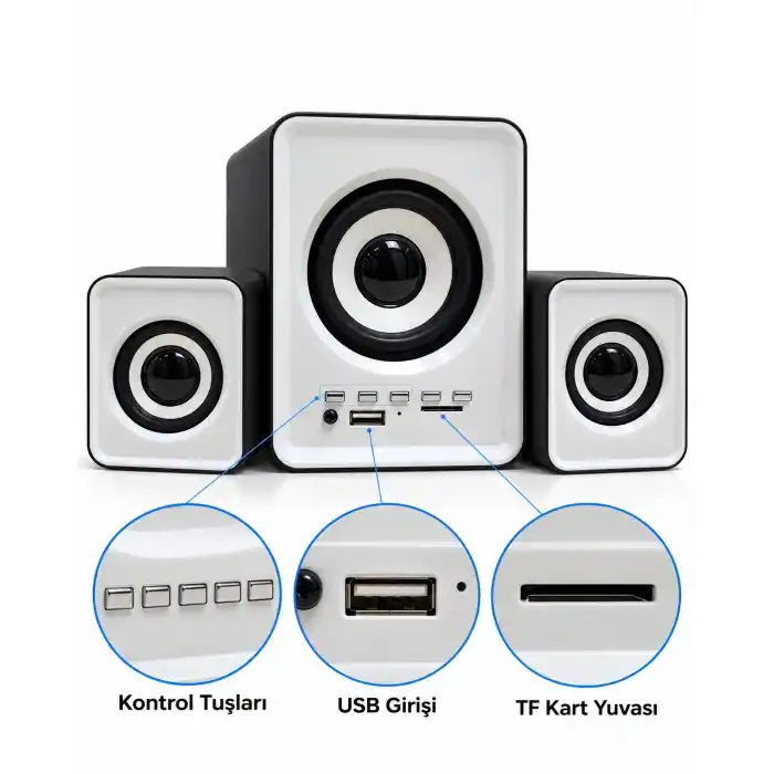 TCX Usb Beslemeli Bluetooth Bilgisayar Ses Sistemi