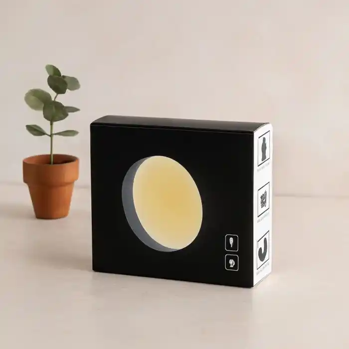 TCX USB Şarjlı Sensörlü Yuvarlak LED Lamba 8.3 cm - Sarı Işık