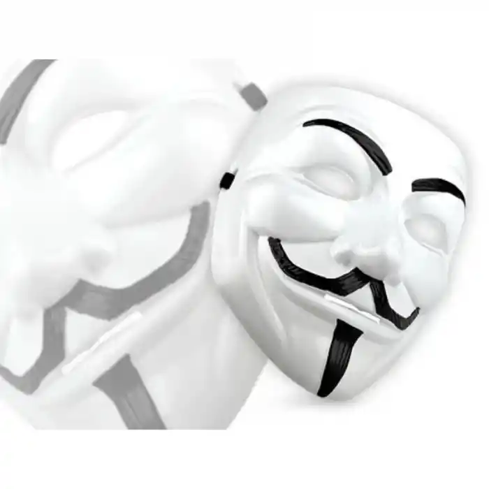 TCX V FOR VENDETTA MASKESİ - 12Lİ PAKET - PLASTİK