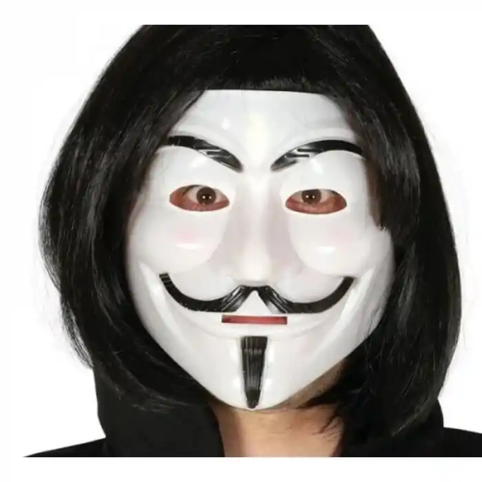 TCX V FOR VENDETTA MASKESİ - 12Lİ PAKET - PLASTİK