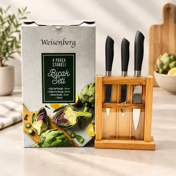 TCX Weisenberg 4 Parça Standlı Bıçak Seti