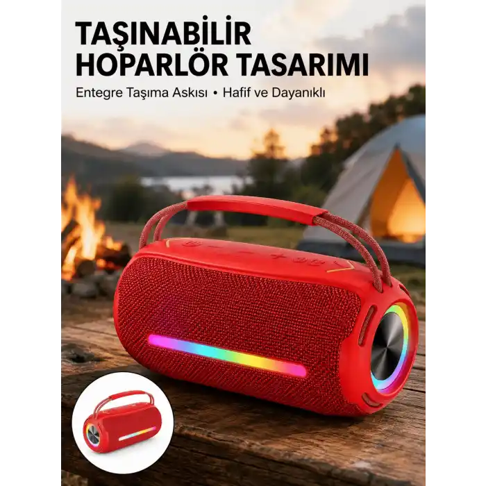 TCX USB/SD/AUX Girişli Hoparlör – 10 W × 2 Çift Sürücü