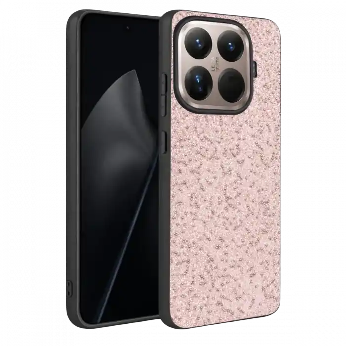 TCX  Xiaomi Mi 15T Pro  Simli Kapak - Pembe