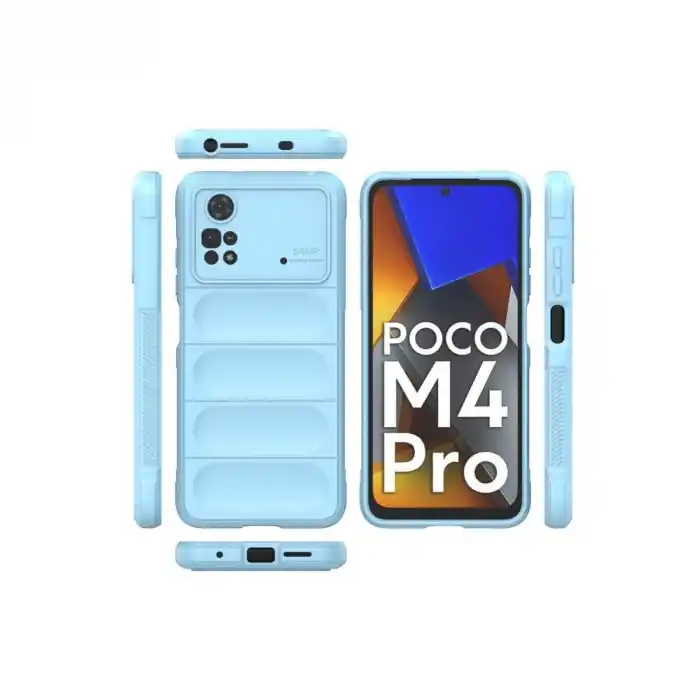 TCX Xiaomi Poco M4 Pro 4g Kılıf Optimum Silikon - Sky Blue
