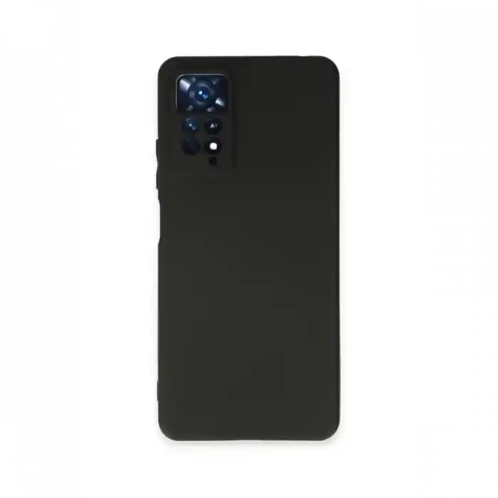 TCX Xiaomi Redmi Note 11 Kılıf First Silikon - Siyah