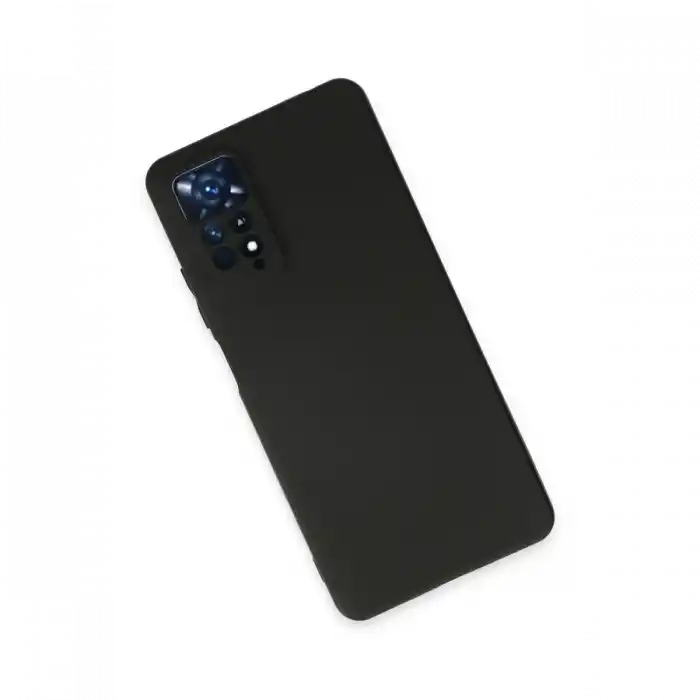 TCX Xiaomi Redmi Note 11 Kılıf First Silikon - Siyah