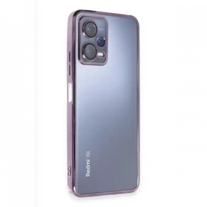 TCX Xiaomi Redmi Note 12 5G Kılıf Razer Lensli Silikon - Mor