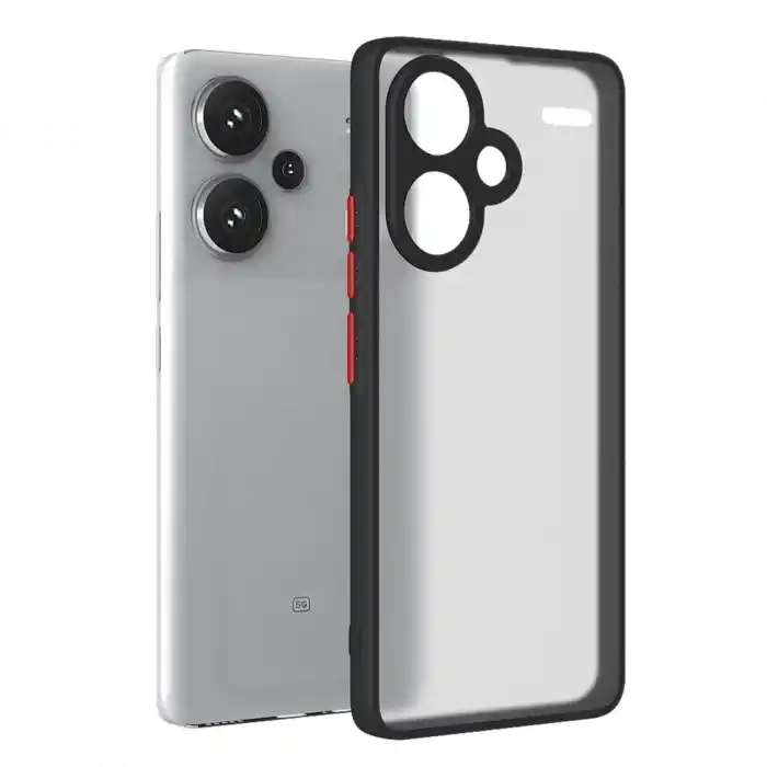 TCX Xiaomi Redmi Note 13 Pro Plus Kılıf  Silikon Kapak - Siyah